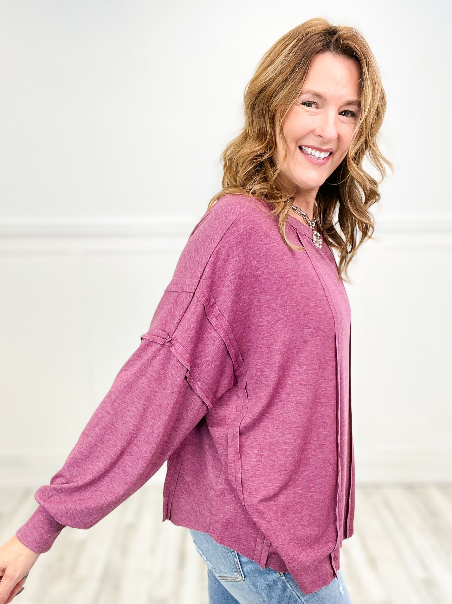 Riding Shotgun Oversized Casual Tunic Top