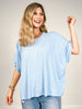 Short Sleeve Round Neck Solid Top