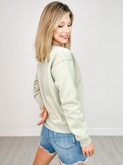 Classic Fit Fleece Sweatshirt