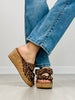 Corkys Bowed Up Wedges in Leopard