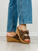 Corkys Bowed Up Wedges in Leopard