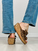Corkys Bowed Up Wedges in Leopard