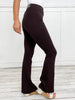 Magic High Waisted Double Knit Pants in CHOCOLATE - Skinny or Kick Flare