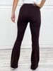 Magic High Waisted Double Knit Pants in CHOCOLATE - Skinny or Kick Flare
