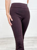 Magic High Waisted Double Knit Pants in CHOCOLATE - Skinny or Kick Flare