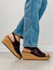 Corkys Most Wanted Wedges in BURGUNDY