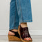 Corkys Most Wanted Wedges in BURGUNDY