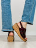 Corkys Most Wanted Wedges in BURGUNDY