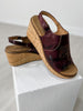 Corkys Most Wanted Wedges in BURGUNDY