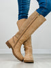 Corkys Hay There Tall Boots in CAMEL FAUX SUEDE