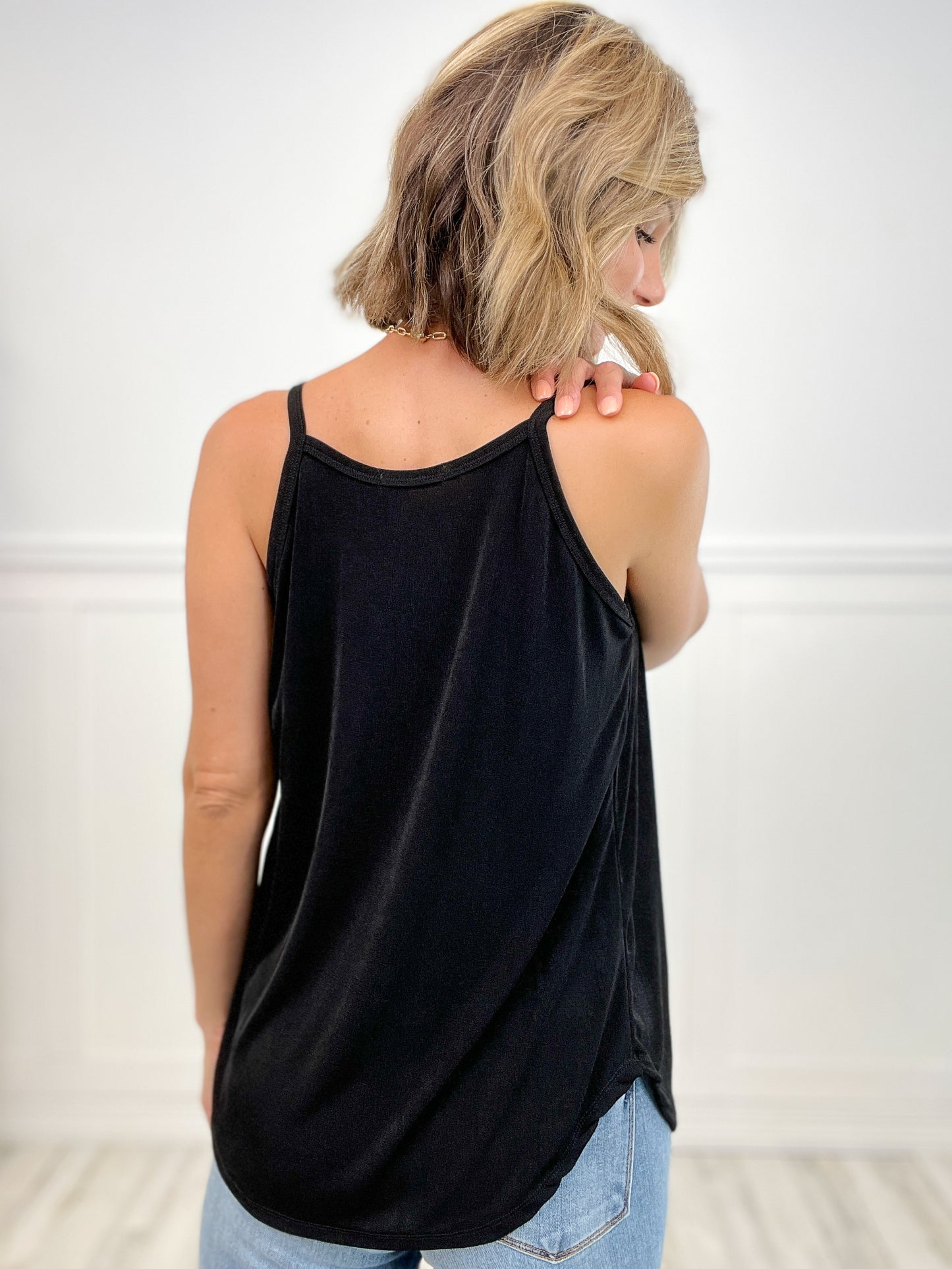 Front Pleat Detail Cami Top