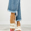 Corkys Bit Of A Breeze Slide Sandals in Ivory