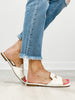 Corkys Bit Of A Breeze Slide Sandals in Ivory