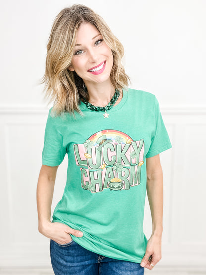 Lucky Charm Graphic Top