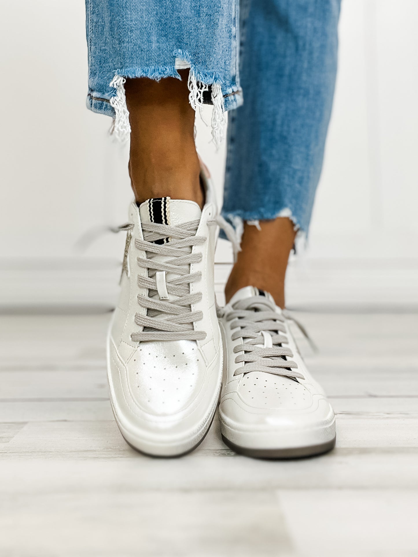 Shu Shop Paz Sneaker in Pearl