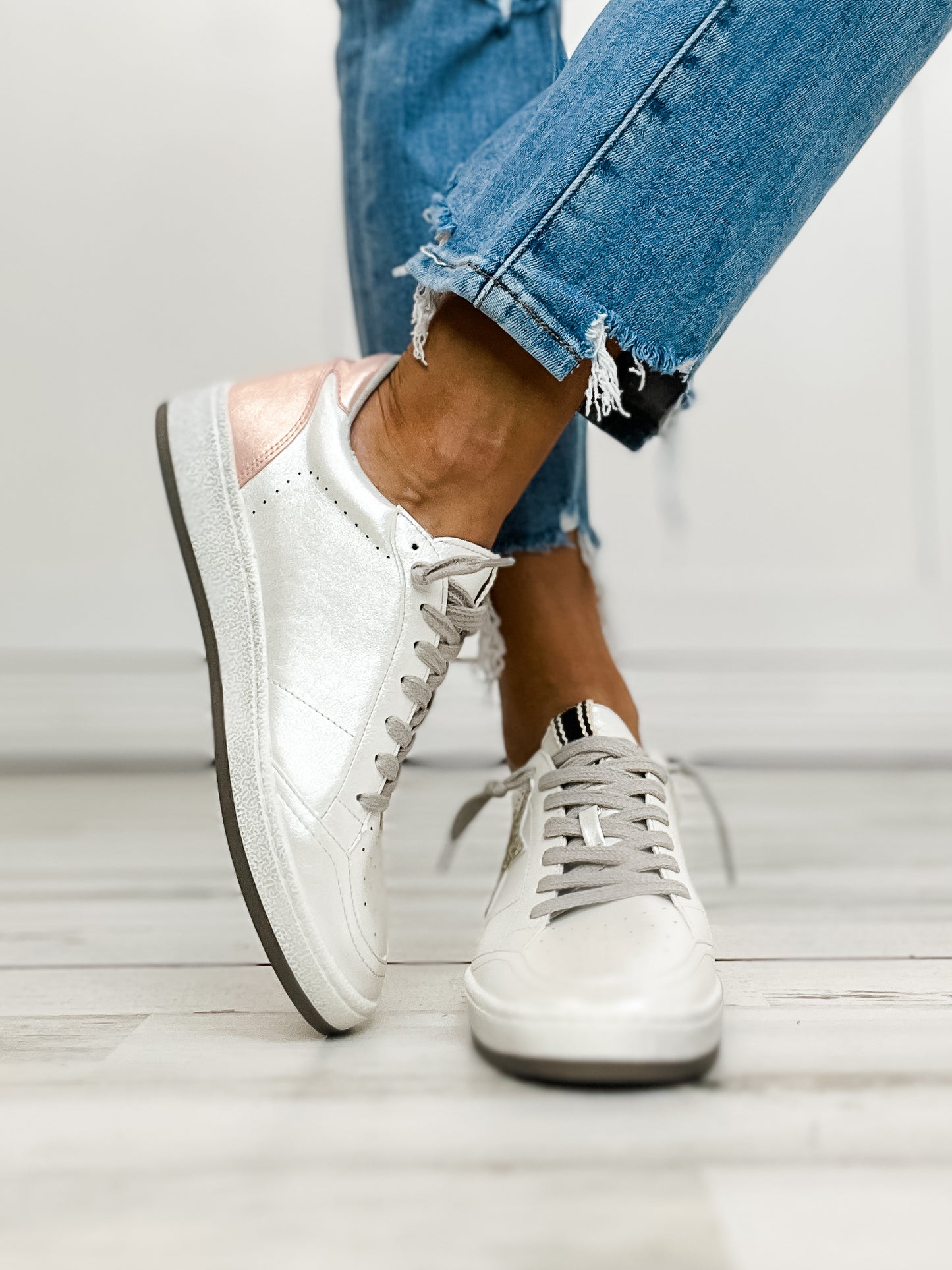 Shu Shop Paz Sneaker in Pearl