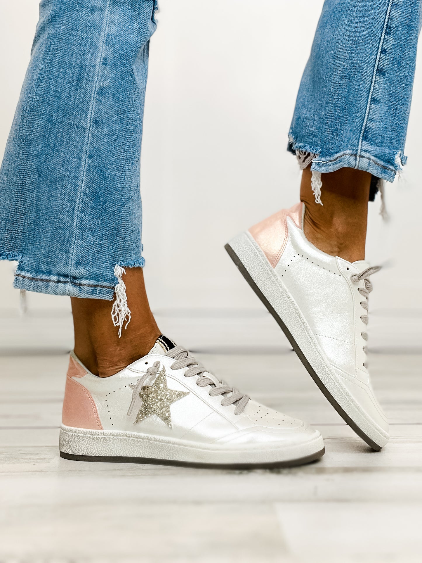 Shu Shop Paz Sneaker in Pearl