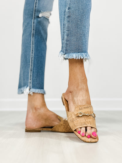 Corkys Bit Of A Breeze Slide Sandals in Cork