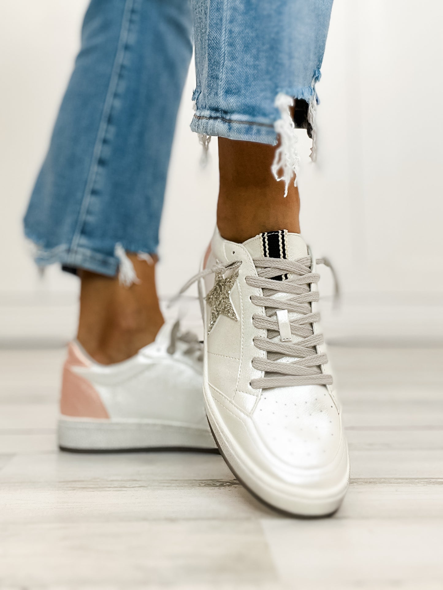 Shu Shop Paz Sneaker in Pearl