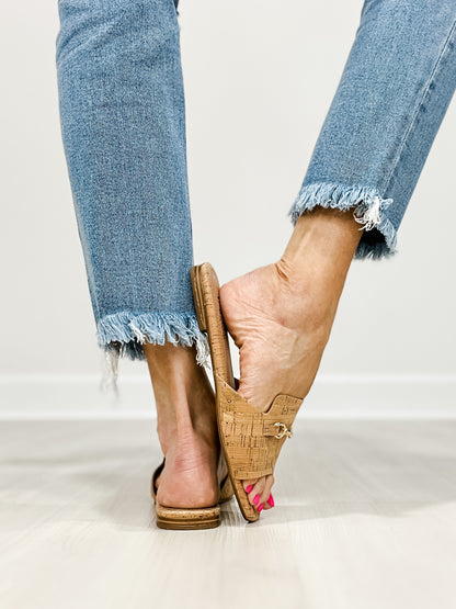 Corkys Bit Of A Breeze Slide Sandals in Cork