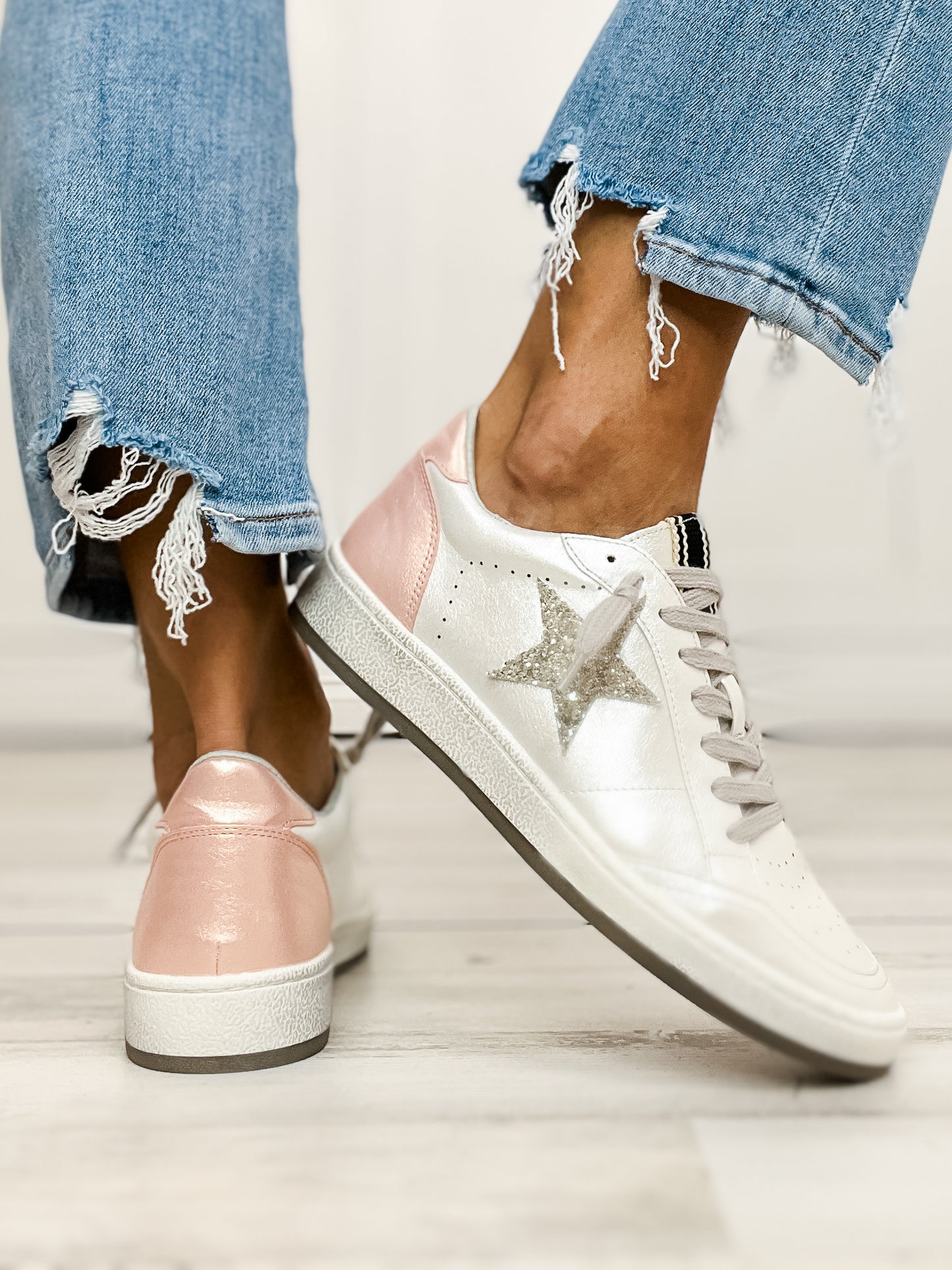 Shu Shop Paz Sneaker in Pearl