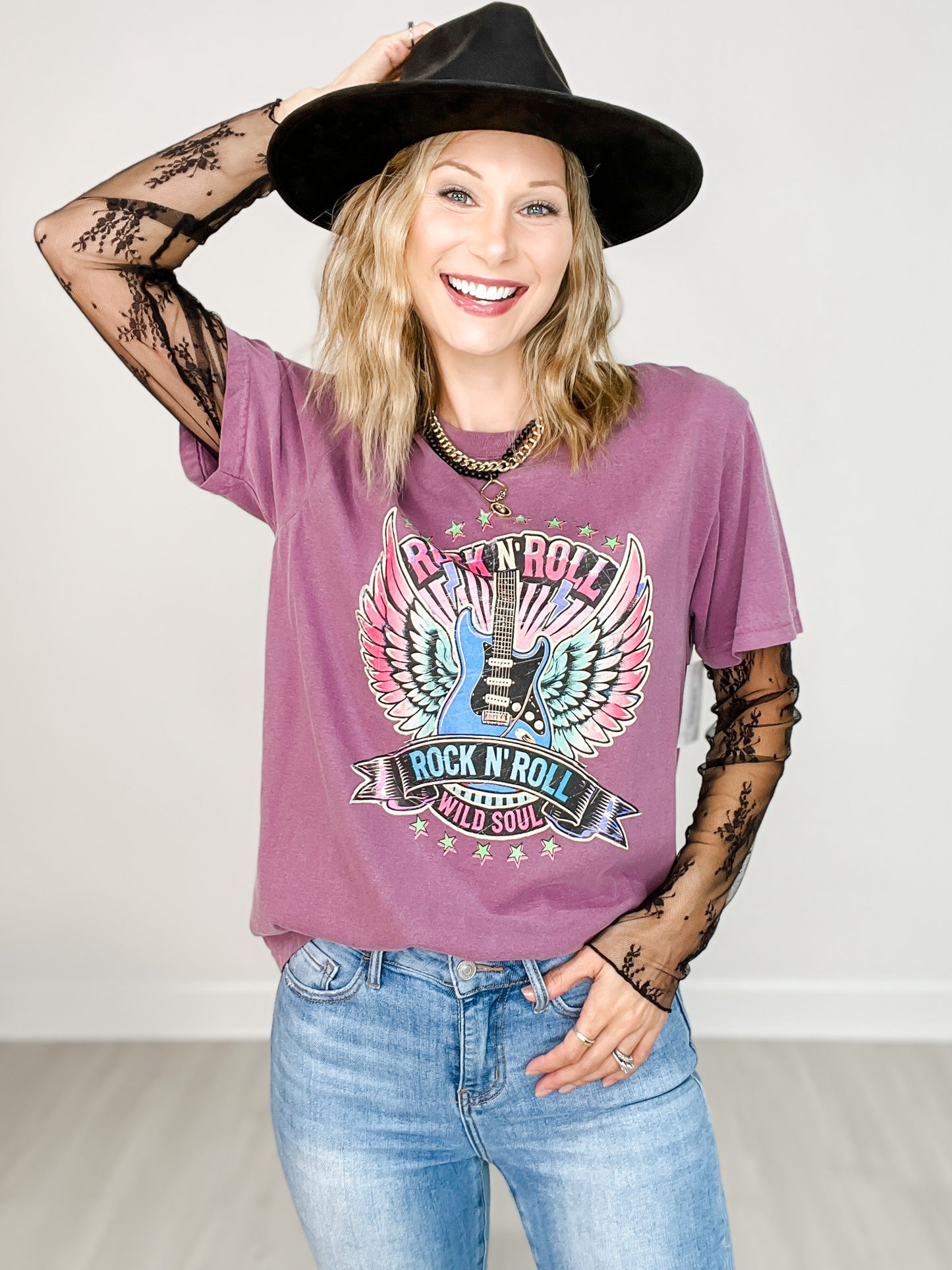 Unlined Lace Long Sleeve Top - GRP A