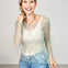Unlined Lace Long Sleeve Top - GRP A