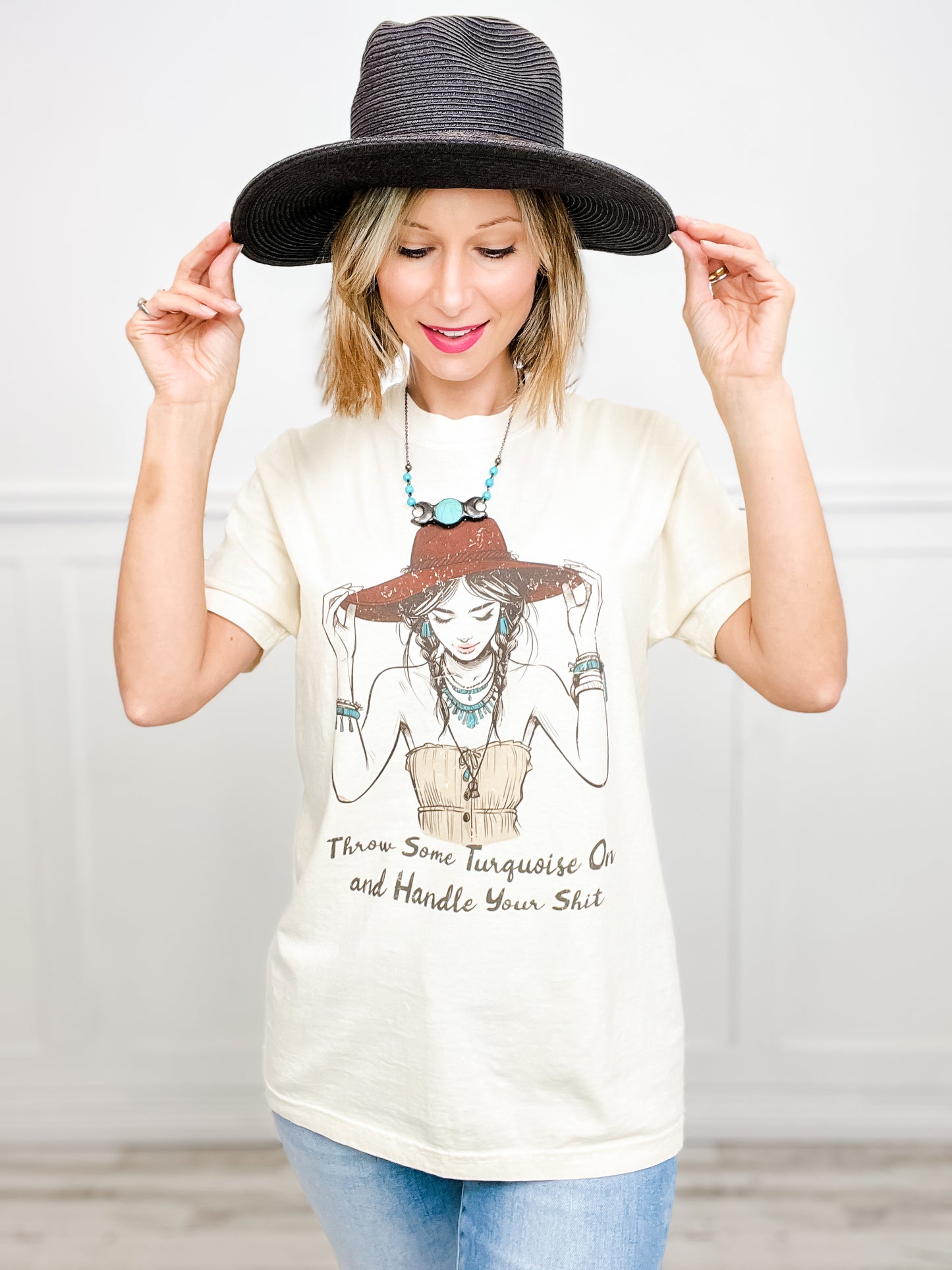 Throw Some Turquoise On Graphic Tee