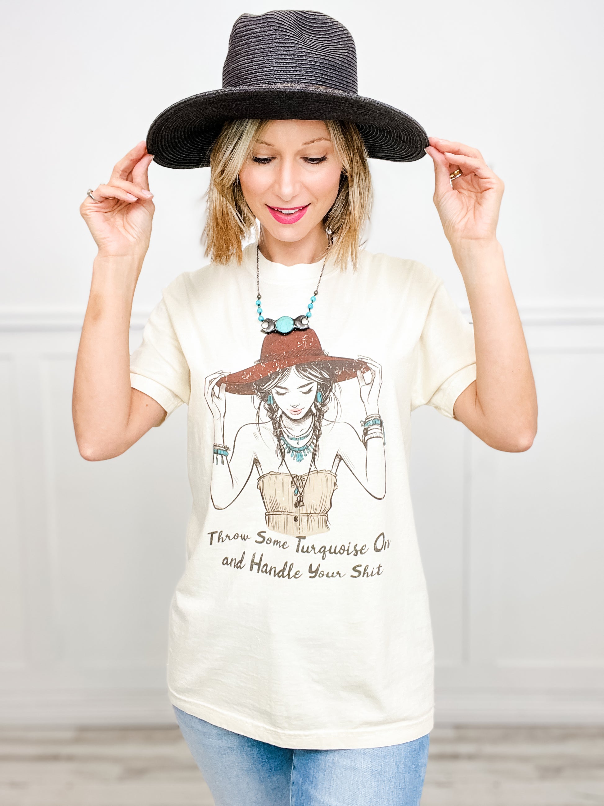 Throw Some Turquoise On Graphic Tee
