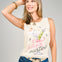 Bikinis And Martinis Rhinestone Graphic Tank Top