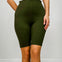 Elastic Waistband DTY Brushed Biker Shorts