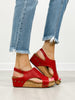 Corkys Volta II Wedge Sandals in Red