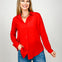 Relaxed Fit Button Up Collared Top