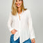 Relaxed Fit Button Up Collared Top