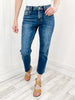 Vervet PALMER Mid-Rise Clean Cut Hem Crop Straight Jeans