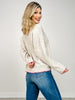 Long Sleeve Solid Knit Mock Neck Sweater