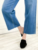 Vervet CATCH FIRE Hi-Rise Super Soft Cropped Slim Wide Jeans