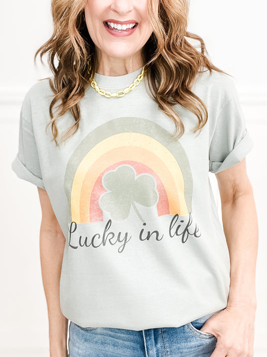 Lucky in Life Graphic Tee
