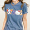 Hello Houston Baseball Rhinestone Graphic Tee