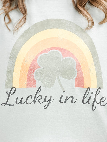 Lucky in Life Graphic Tee