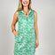 Harbour Sleeveless Dress in Green Multi Print