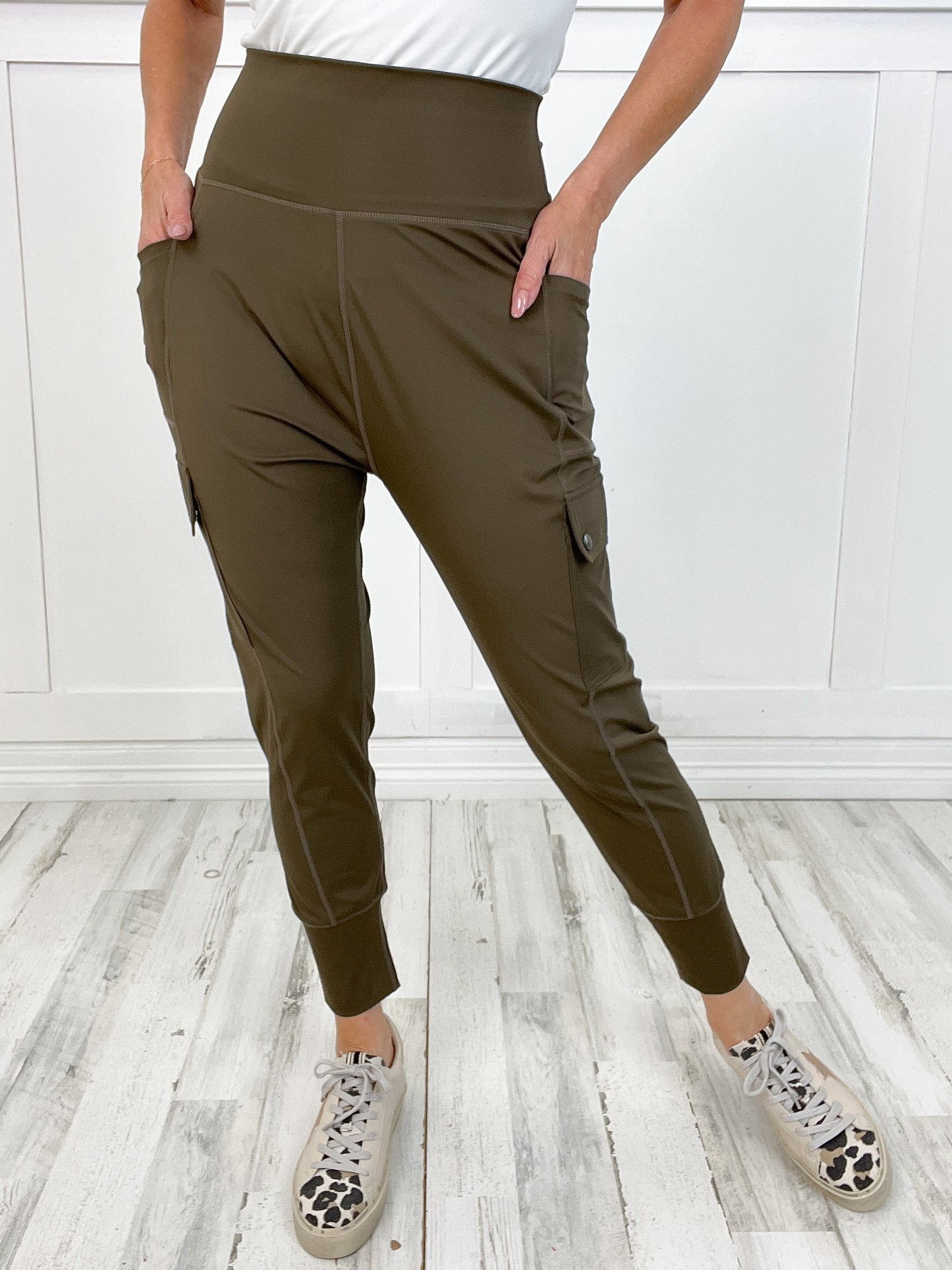 Utility Lycra-Blend Pants