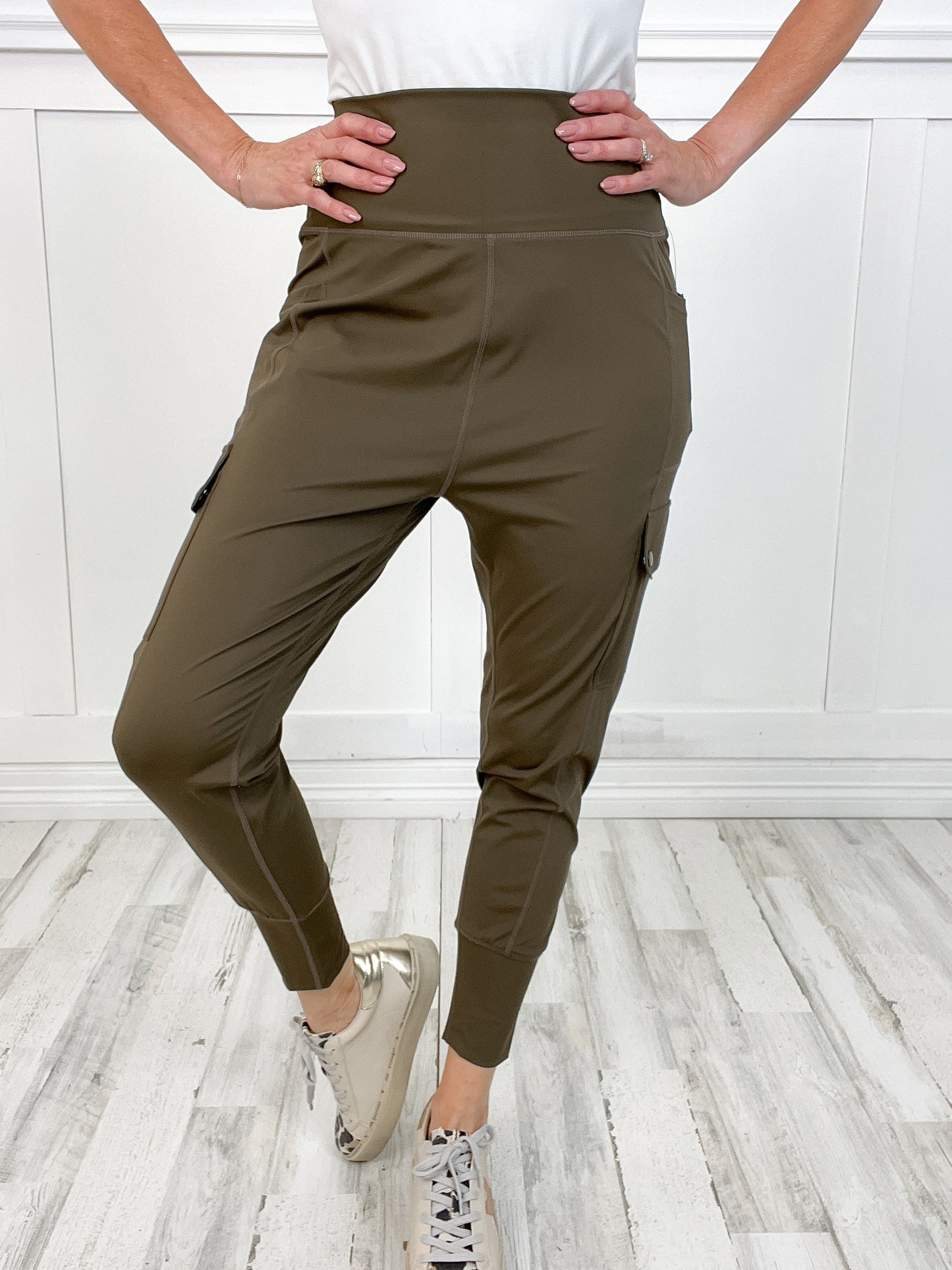 Utility Lycra-Blend Pants