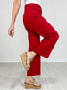 Soft Stretch High Waisted Twill Pants