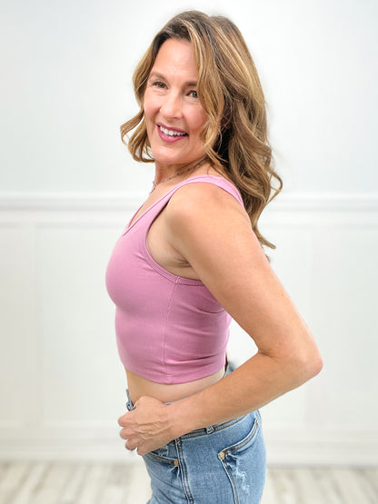 BRA:30 Scoop Crop Tank Top