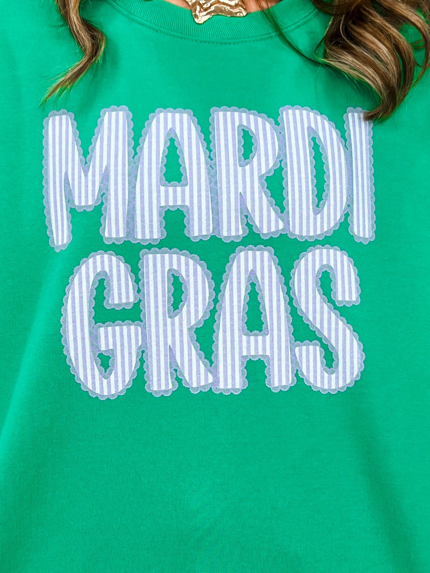 Mardi Gras Graphic Sweatshirt