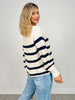 Long Sleeve Striped Knit Cardigan