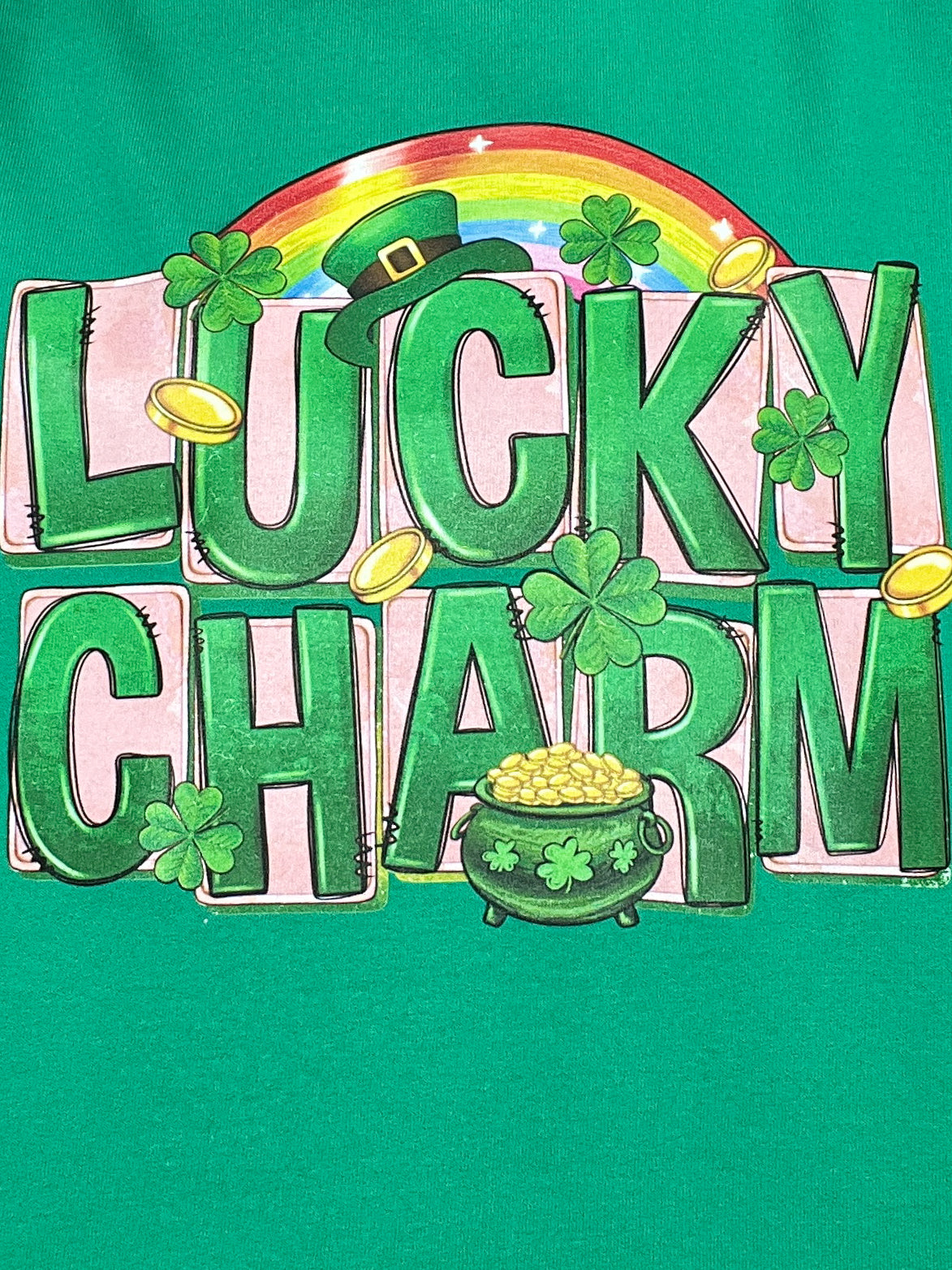 Lucky Charm Graphic Top