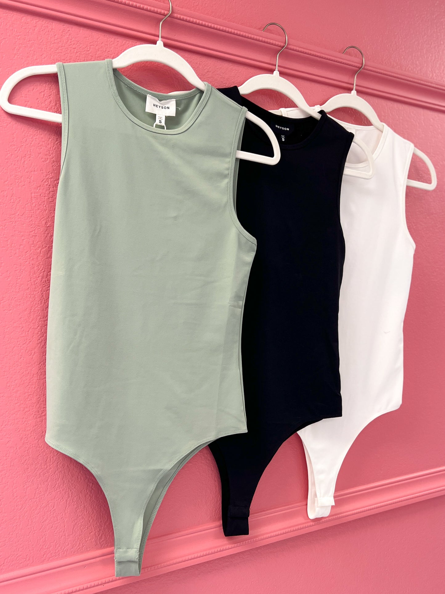 Slim Fitting Scoop Neck Bodysuit