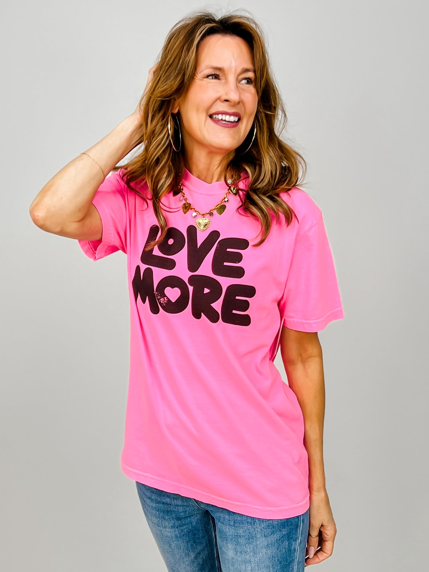 Love More Graphic Top